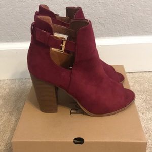 Suede Booties
